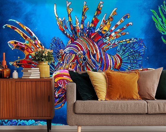 Example of the artwork in a room