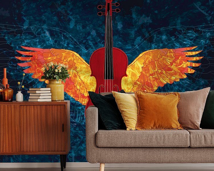 Example of the artwork in a room