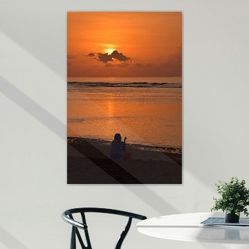 Den Sonnenaufgang auf Bali genießen