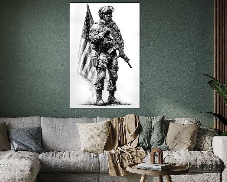 Example of the artwork in a room