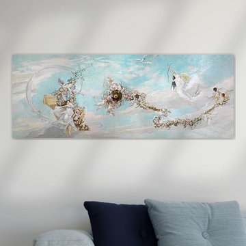 Lente, Gustav Klimt, Franz von Matsch, Ernst Klimt