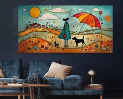Example of the artwork in a room