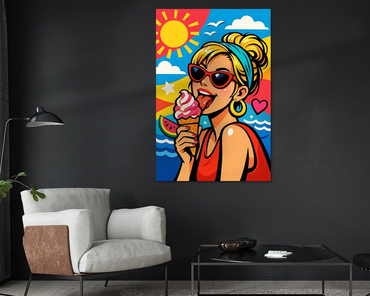 Example of the artwork in a room