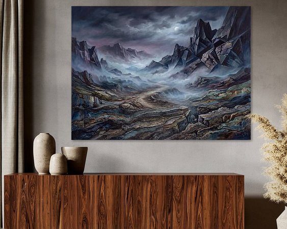 Example of the artwork in a room