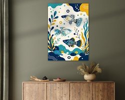 Example of the artwork in a room
