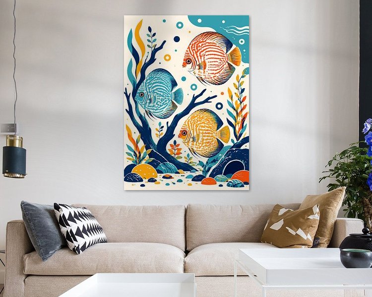 Example of the artwork in a room