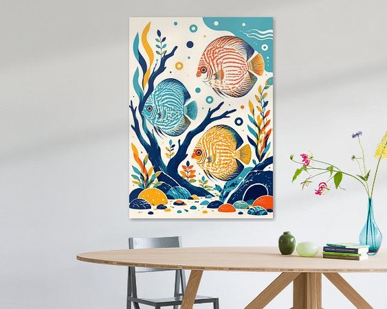 Example of the artwork in a room