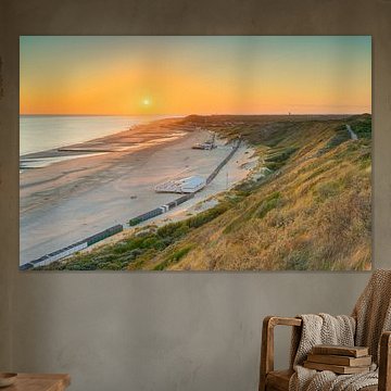 Evening atmosphere over Zoutelande by Michael Valjak
