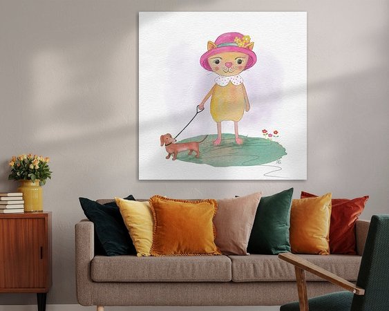 Example of the artwork in a room