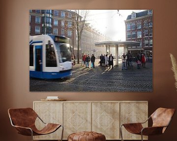 Tram 10 op het Van Limburg Stirumplein, Amsterdam von Philip Nijman