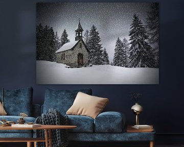 Bavarian Winter's Tale Anna Chapel by Melanie Viola