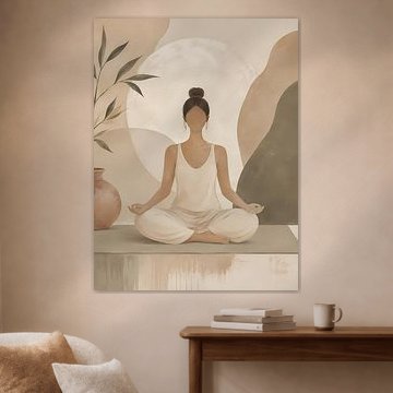 Meditation In Beige by Juan Lopez