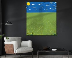 Example of the artwork in a room