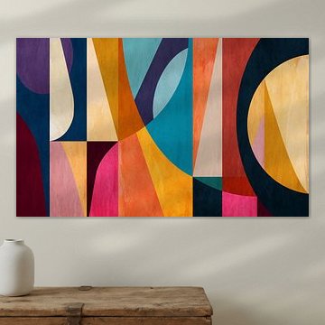Gedurfde abstracte vormen uit het midden van de vorige eeuw van Angel Estevez