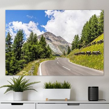 Großglockner Hochalpenstraße im Sommer