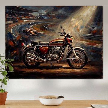 Honda CB750 Under Racing Light