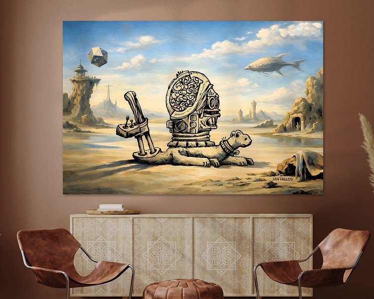 Example of the artwork in a room