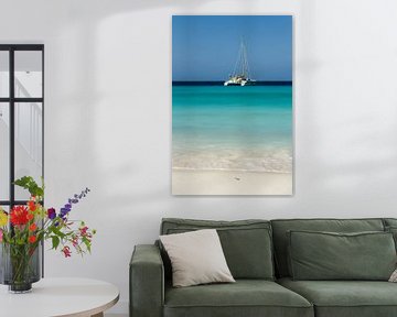 Catamaran at "klein Curacao" no. 1 by Arnoud Kunst