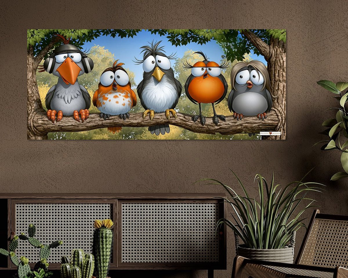 Example of the artwork in a room