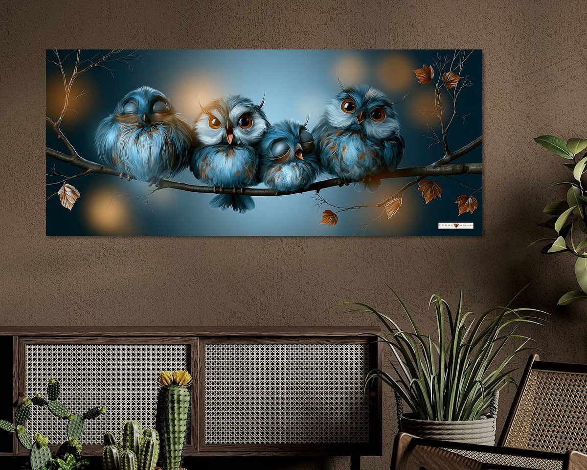 Example of the artwork in a room