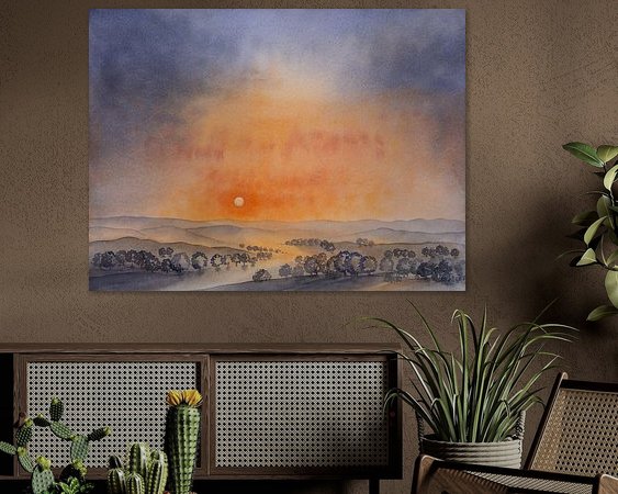 Example of the artwork in a room
