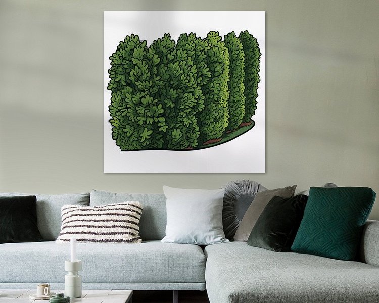 Example of the artwork in a room