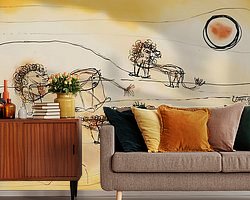 Example of the artwork in a room