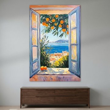 Orange Window Vista III by VETTORICA