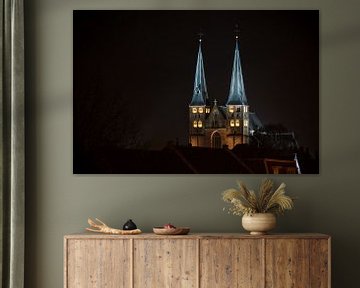 Church Deventer at night von Robin Velderman