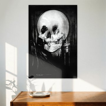 Skull Reflection by Adalberto Sorrentino