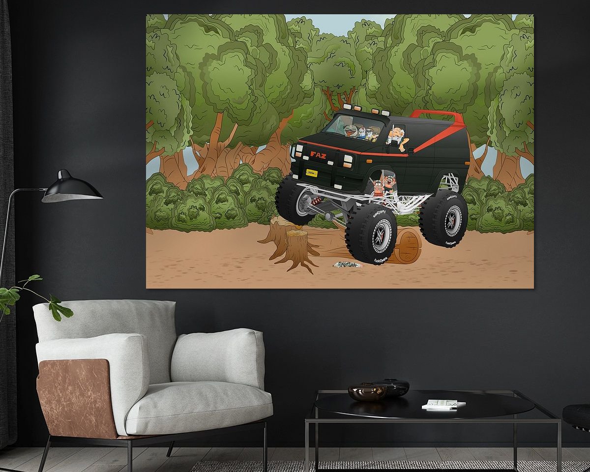 Example of the artwork in a room