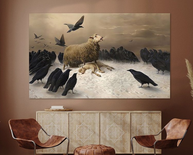 Example of the artwork in a room