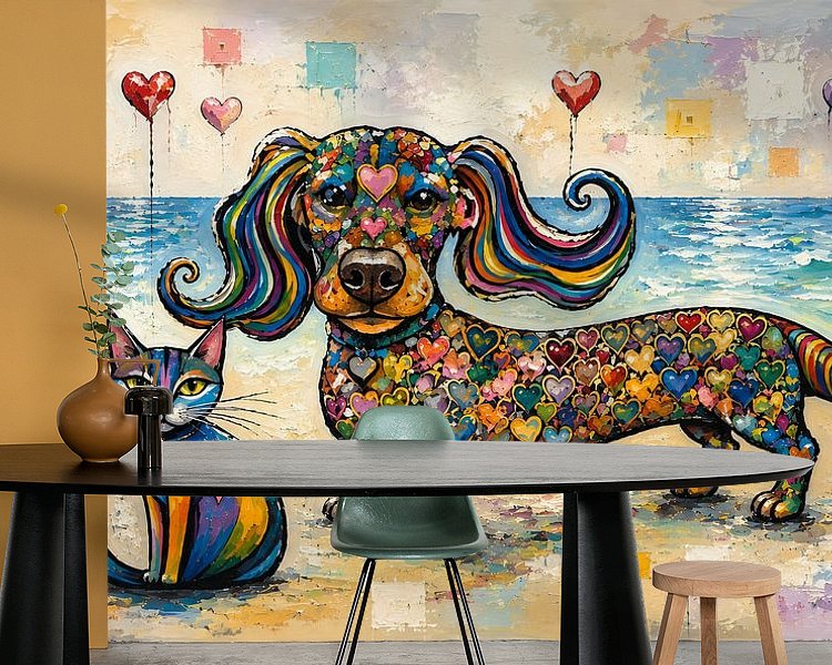 Example of the artwork in a room