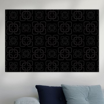 Minimalist Interlocking Geometric Pattern by mei suseno