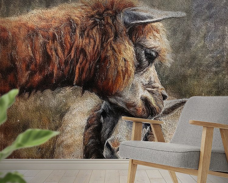 Example of the artwork in a room