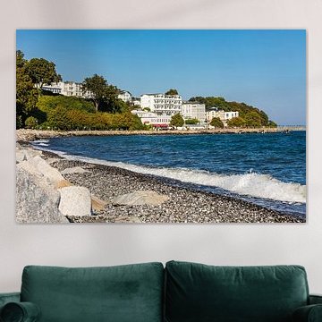 Strand in Sassnitz auf der Insel Rügen an der Ostsee von Werner Dieterich