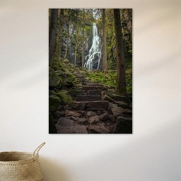 At the mystical waterfall by Harald Bader Photography