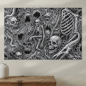 Procession macabre dans la forêt sur Bob Cintron