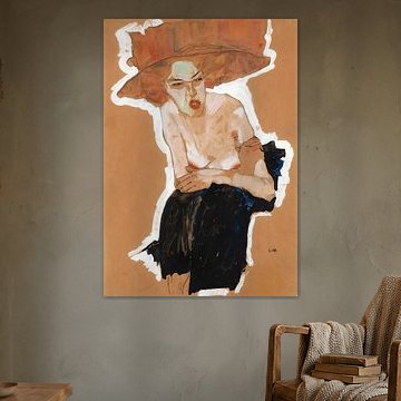 Woman in Wide Hat by Guadalupe Swann