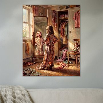Mama's kledingkast dromen in het zonlicht van Jan Keteleer