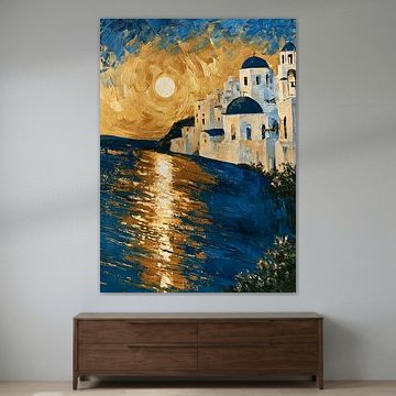 Santorini sunset by Tom Vermeersch