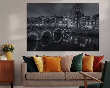 Amsterdam by Night - Herengracht en Herenstraat - 2 van Tux Photography