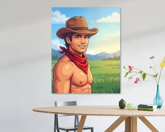 Example of the artwork in a room