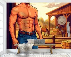 Example of the artwork in a room