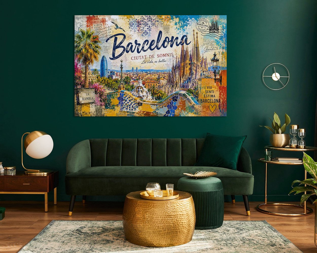 Example of the artwork in a room