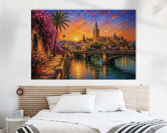 Example of the artwork in a room
