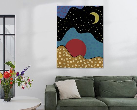 Example of the artwork in a room