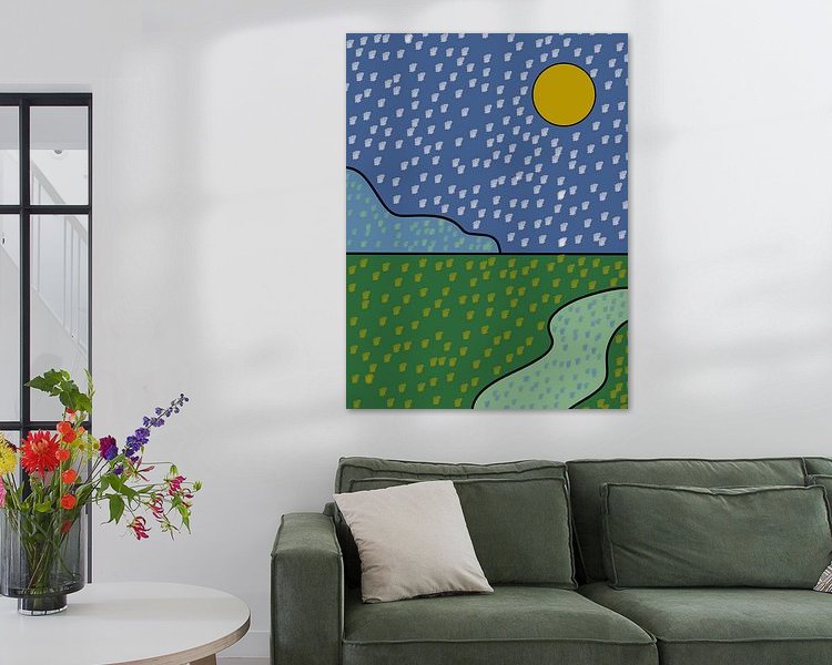 Example of the artwork in a room