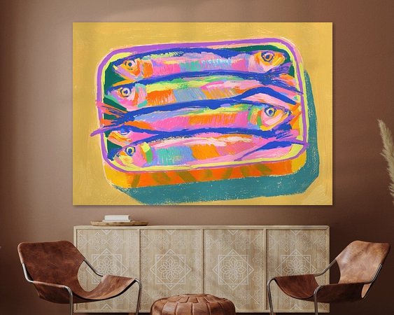 Example of the artwork in a room
