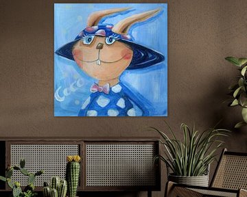 Bunny lady COCO by Sonja Mengkowski
